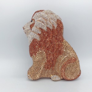 <span class=keywords><strong>Pochette</strong></span> da Sera a Forma di Animale Cava in Metallo con Diamanti all'Ingrosso <span class=keywords><strong>Pochette</strong></span> di Lusso in Cristallo e Strass da <span class=keywords><strong>Donna</strong></span> Borsa a Mano Disponibile - Product Image 5
