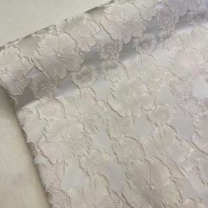 Nouveau Tissu Jacquard Occultant 100% Polyester Style Luxe Léger et Simple à Motifs Floraux <span class=keywords><strong>2023</strong></span> pour Rideaux, Canapés et Costumes - Product Image 3