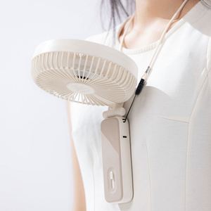 Ventilador de Mano Recargable USB de Gran Tamaño, Sin Escobillas, con Cordón, para Interiores y Exteriores - Product Image 2