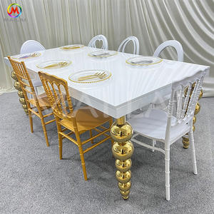 تصميم جديد قوس قزح الاكريليك خلفية خلفية ملونة الزفاف حامل ملون - Product Image 3