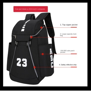 Nueva <span class=keywords><strong>Mochila</strong></span> Deportiva <span class=keywords><strong>de</strong></span> Moda para Hombre, Bolsa <span class=keywords><strong>de</strong></span> <span class=keywords><strong>Baloncesto</strong></span>/Fútbol para Estudiantes y Campamentos <span class=keywords><strong>de</strong></span> Entrenamiento, Logotipo Personalizado, Impermeable, Gran Capacidad - Product Image 2