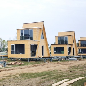 Tam Giác Nhà Nhỏ Loft Container Nhà Sẵn Sàng Thực hiện <span class=keywords><strong>2</strong></span> Phòng Ngủ Nhà Đúc Sẵn <span class=keywords><strong>Prefab</strong></span> Modular Nhà Bằng Gỗ Xây Dựng - Product Image 4