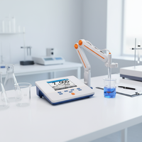 pH-mètre de laboratoire de haute précision TPH400F, résolution 0,001 pH, testeur de pH/mV/température avec GLP USB RS232