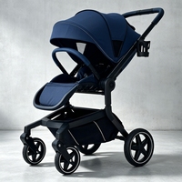 Poussette Bébé Personnalisée OEM ODM Luxe Système de Voyage Haut de Gamme Tissu Cadre en Alliage d'Aluminium Pliable Capacité de Charge 22kg