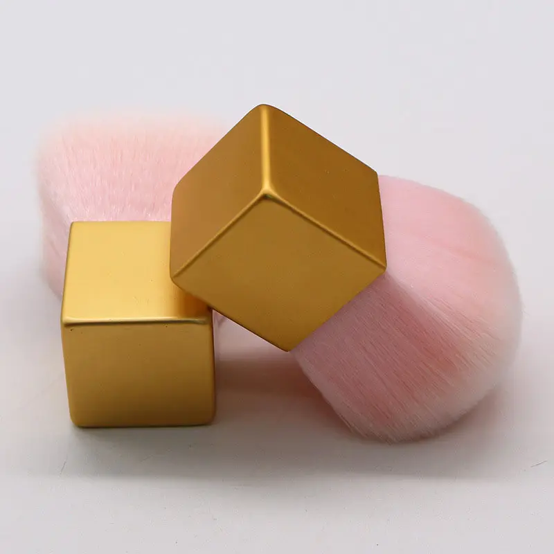 Venda quente Beleza Novo Produzir Limpeza Poeira Nail Brush Square Handle Glitter Powder Brush Big Face Powder Brush