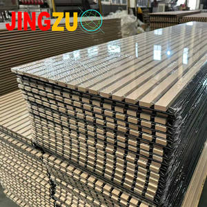 Nouveau design, prix entrepôt, panneaux acoustiques en bois MDF insonorisants et diffuseurs, lambris mural et plafond en placage de bois - Product Image 1