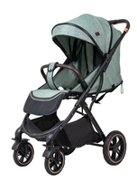 Poussette pliable haute pour bébé, 4 roues, inclinable, landau de voyage pour nourrisson et tout-petit