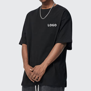 T-shirt en coton confortable, plusieurs couleurs, haute qualité, logo personnalisé, t-shirt surdimensionné. - Product Image 5