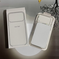 Coque de téléphone magnétique rigide avec animation pour iPhone 17 Pro, design bouton IA, accessoire de téléphone portable pour iPhone 17 Pro Max