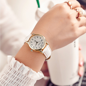 Nuevo reloj de cuarzo estilo coreano con correa de cuero genuino, reloj electrónico moderno adecuado para hombres y mujeres. - Product Image 3