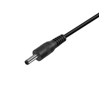 Câble d'alimentation USB vers DC 3.5/1.35 avec minuterie de contrôle de la température, cordon d'alimentation pour produit de chauffage électrique, rallonge de câble d'alimentation