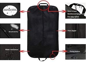 Bolsa <span class=keywords><strong>de</strong></span> transporte <span class=keywords><strong>de</strong></span> traje portátil reutilizable, cierre <span class=keywords><strong>de</strong></span> cremallera, organizador plegable para prendas <span class=keywords><strong>de</strong></span> transporte grandes, abrigos, funda <span class=keywords><strong>de</strong></span> traje <span class=keywords><strong>de</strong></span> <span class=keywords><strong>hombre</strong></span> para viajes - Product Image 6