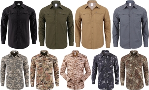 CP Camo esdy เสื้อเชิ้ตแขนยาวสำหรับผู้ชาย, เสื้อเชิ้ตกลางแจ้งแขนยาวเปิดประทุนแห้งเร็วระบายอากาศได้ดี - Product Image 6