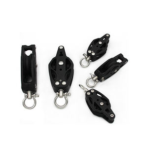 Bloc de poulie en Nylon de haute qualité 99mm 139mm bateau bloc de violon poulie taquet de palourde <span class=keywords><strong>levage</strong></span> raccords de câble métallique en acier inoxydable - Product Image 5