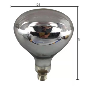 R125 150W énergie solaire infrarouge chaleur <span class=keywords><strong>halogène</strong></span> lampe chauffante pour porcelets ferme - Product Image 5