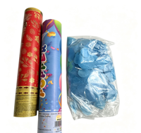 Party-Popper Handgehaltene Konfettikanone Biologisch Abbaubares Buntes Konfetti für Abschlussfeier Babyparty Feiertagsdekoration
