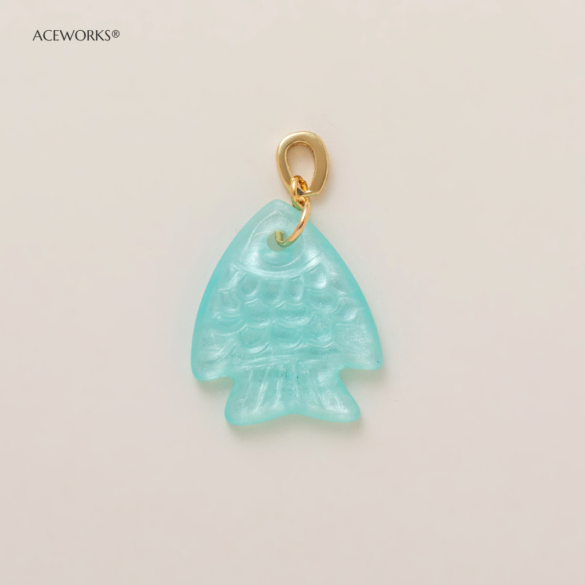Light blue fish-Gold