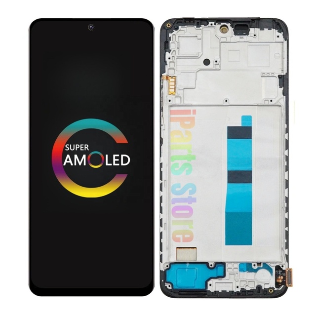 IPARTS Replacement Display for Xiaomi Redmi Note 12 5G 22111317I 22111317G 4G 23021RAAEG AMOLED Touch Screen With Frame Assembly