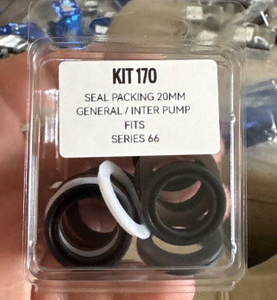 Kit de sellos de bomba de agua de alta presión Interpump/General Pump de grado superior, fabricado en China, con sellos de FKM Kevlar tipo U y V - Product Image 4