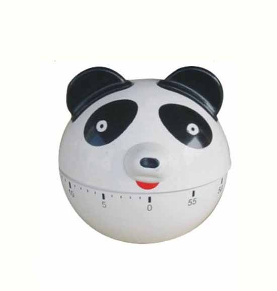 Plastic Mechanical Timer 60 Minutes Panda Kitchen Countdown Timer