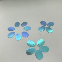 Vente en gros usine de paillettes ovales en PET 9*13 en forme d'œuf pour vêtements de scène, emballage de perles et décoration de sacs cosmétiques 26050701