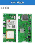 Mini rastreador GPS 4G LTE con Software de seguimiento en línea Precio razonable Vehículo GPS GSM LBS Posicionamiento 2G Red Modo Glonass