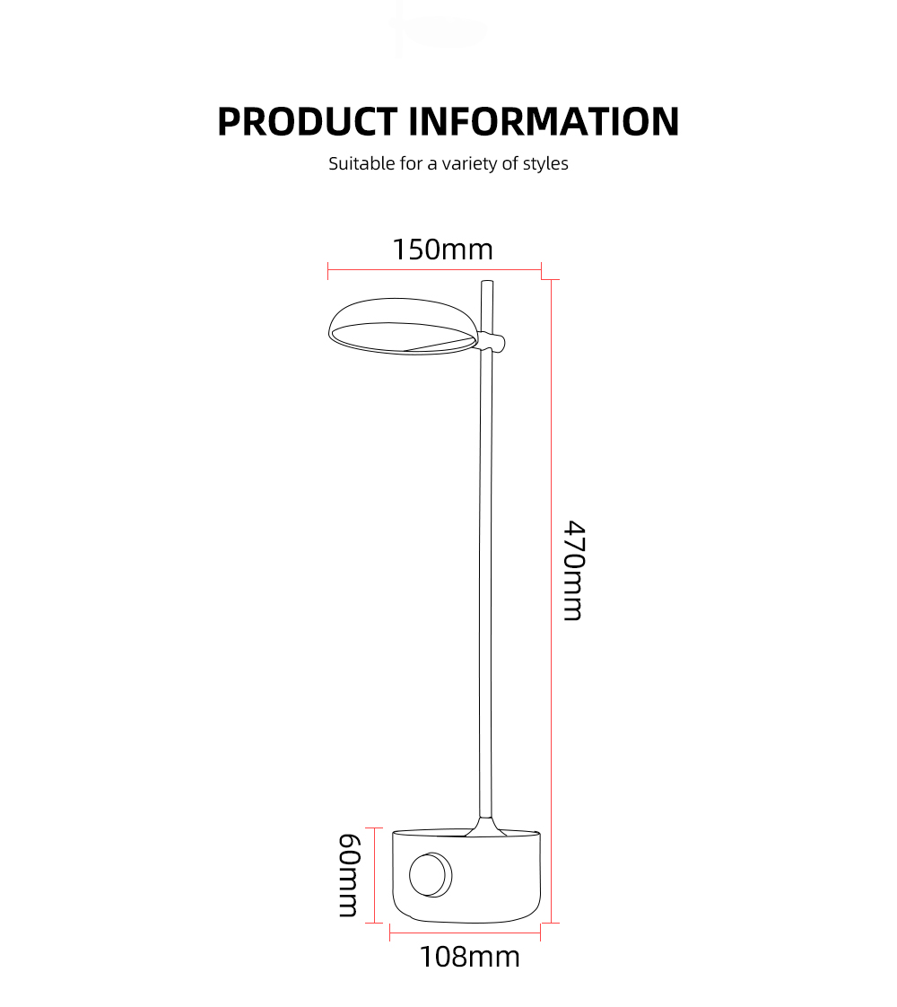 Rechargeable Led Lamp Restaurant Bar Furniture Decorative Lights Led Dimmable Cordless Table Lamp