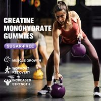Gummies de renforcement musculaire en marque propre, nutrition sportive, énergie post-entraînement, supplément de créatine monohydratée, 60 unités pour adultes
