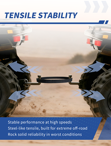 Courroie de transmission CVT EPDM 422280652, compatible avec <span class=keywords><strong>Can</strong></span>-<span class=keywords><strong>Am</strong></span> Maverick X3/Max Turbo R RR, Defender HD10, <span class=keywords><strong>Traxter</strong></span> HD10, XMR, XRC, X3 Turbo, X3 Turbo R - Product Image 6