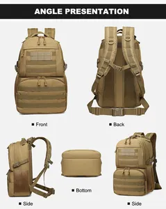 Large Capacity USB Camouflage camping On Foot Waterproof Laptop Backpacks Tactical Outdoor Travel Backpacks