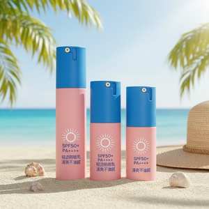 30ml 50ml Wholesale Factory Cosmetic Plastic Pp Airless <b>Pump</b> <b>Bottle</b> Lotion Round Cylindrical Fat <b>Bottle</b> - Product Image 3