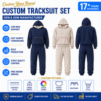 Ensemble de survêtement deux pièces en molleton bouclette lourd et uni pour homme : pantalon de jogging et sweat à capuche