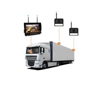 Kit de système d'objectif de caméra DVR de sécurité à vision nocturne HD 2 3 4 canaux avec affichage 360 Meilleure antenne sans fil WiFi pour voiture