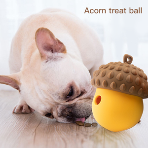 Dispensador Interactivo de Golosinas para Perros, Pelota de Silicona con Forma de Piña para Masticar, Dispensador de Comida para Mascotas Divertido y Libre de BPA - Product Image 1