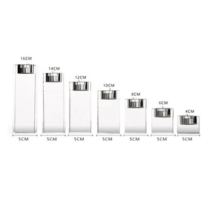MH-Z155 Candle <strong>Holder</strong> Clear Glass Crystal <strong>Tealight</strong> Stand Candlestick European Ornaments - Product Image 6