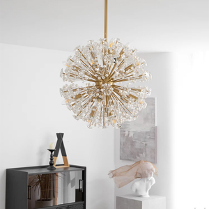 Candelabro de Cristal Diente de León Adecuado para Restaurantes, Salas de Estar y Vestíbulos de Hotel, Esfera de Vidrio Transparente, Candelabro <span class=keywords><strong>Dickinson</strong></span> - Product Image 3