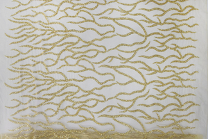 Gran oferta, encaje con cuentas 3D de oro amarillo africano con lentejuelas brillantes, venta al por mayor, tela de vestido de encaje bordado para Aso Ebi - Product Image 6