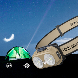 Faro frontale <span class=keywords><strong>a</strong></span> LED ricaricabile impermeabile per attività all'aperto alimentato <span class=keywords><strong>a</strong></span> <span class=keywords><strong>batteria</strong></span> per il campeggio - Product Image 6