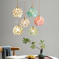 Lustre moderne en verre pour hôtel, suspension florale avec hauteur réglable, LED dimmable, idéal pour chambre à coucher