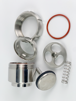 Válvula de Retención Manual Sanitaria de Acero Inoxidable de Una Vía con Conexión Tri-Clamp para Alimentos y Bebidas