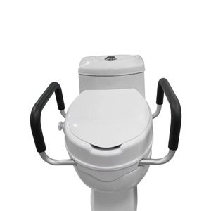 Easily Height Adjustable Toilet Seat with Supportive Frame for Disabled - Product Image 2