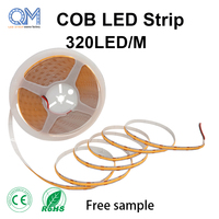 Bande LED COB 12V, Bandes LED, Ruban LED, Bande Lumineuse COB 5mm, 5m, 12V, 3000K, 6000K, Programmable, 24V