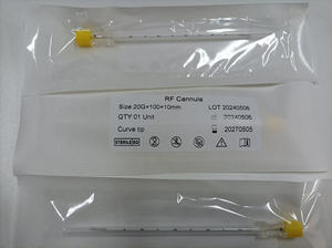 מחט RF שקופה סטרילית עם סימון עומק, קנולה ישרה, במגוון גדלים, מחט RFA לכאבים בגב, מחולל נזקי RF לוטרינריה - Product Image 4