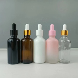 Cổ Phiếu Bán Buôn Rỗng Trong Suốt Tinh Dầu Chai Với Dropper Glass Lotion Chai Huyết Thanh Chai Thủy Tinh - Product Image 2