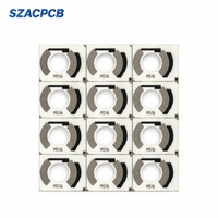 SZACPCB OEM 96% Alumine, circuit imprimé céramique à film épais, pâte d'argent, carte de potentiomètre pour capteurs de position et de niveau de carburant automobiles