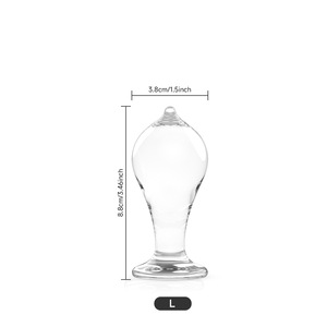 Tappo anale di vendita calda per le <span class=keywords><strong>donne</strong></span> trasparente masturbazione voyeurismo dilatazione anale dispositivo per adulti prodotto produttore - Product Image 2