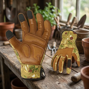 Women's Thorn-Proof Knitted Goatskin Waterproof Anti-Slip Ambidextrous <b>Gloves</b> Puncture Resistant Gardening Protective Gear - Product Image 3