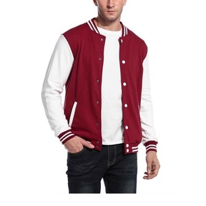 Wholesale <b>Plus</b> <b>Size</b> Men's Varsity <b>Jackets</b> with Custom Logo Plain Letterman Canvas <b>Jacket</b> for Winter Customizable Pattern - Product Image 2