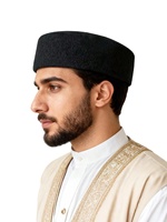 Chapeau de prière musulman en laine australienne Beauledo, Kufi Taqia islamique, doux et respirant, pour hommes, toutes saisons, plusieurs couleurs, vente en gros OEM