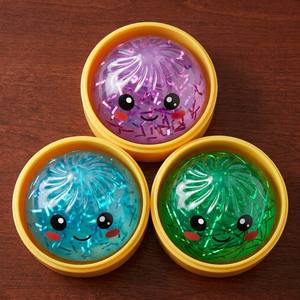 Juguete de simulación de dumplings con cuentas especiales, panecillo al vapor, juguete antiestrés para apretar, para amantes de los dumplings grandes - Product Image 1